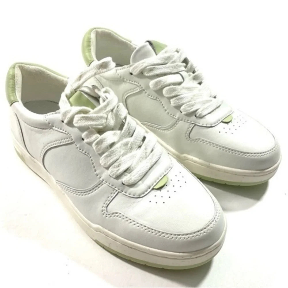 Madewell Court Low Top Sneakers White Faded Sea Grass